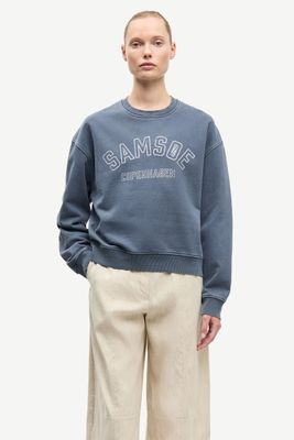 Samsøe Samsøe Savan Sweat 15697 Ombre Blue Pigment