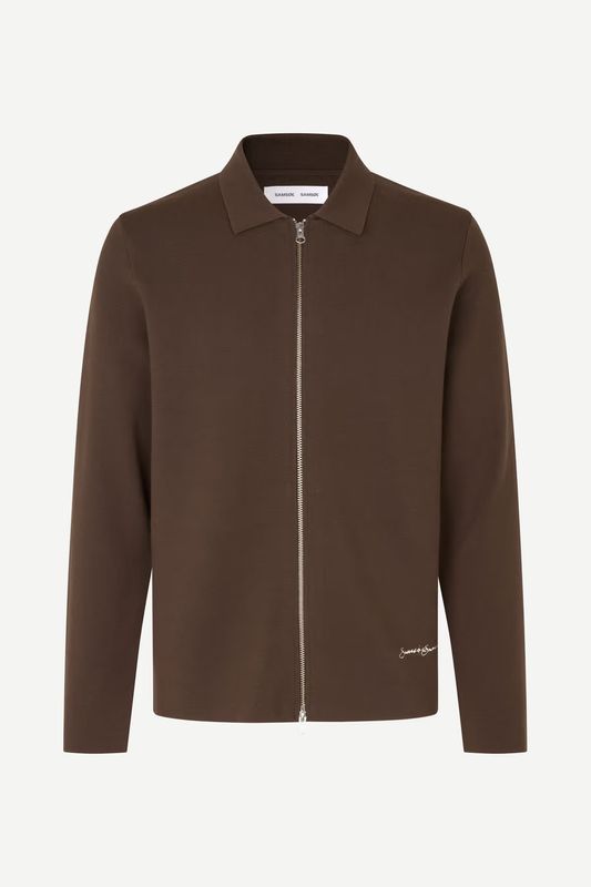 Samsøe Samsøe Samatt Zip Polo 15825 Turkish Coffee