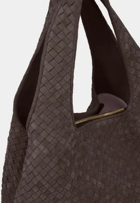 Les Visionnaires Bag Paz Weave Cozy Dark Brown