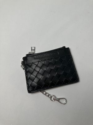 Les Visionnaires Cardholder Clemence Weave Black