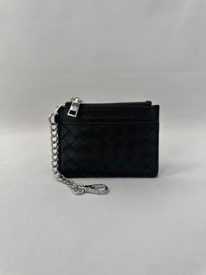 Les Visionnaires Cardholder Clemence Weave Black