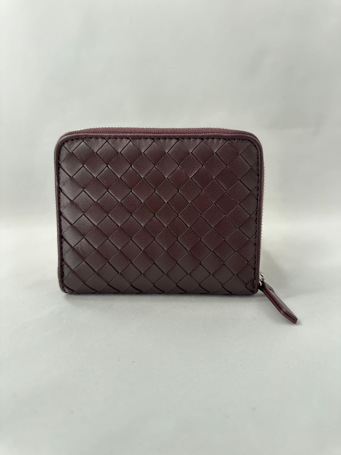 Les Visionnaires Elina Wallet Weave Silky Aubergine