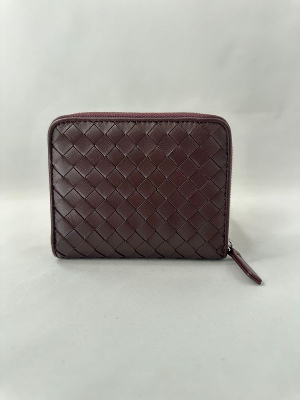 Les Visionnaires Elina Wallet Weave Silky Aubergine