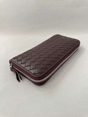 Les Visionnaires Lily Wallet Weave Silky Aubergine