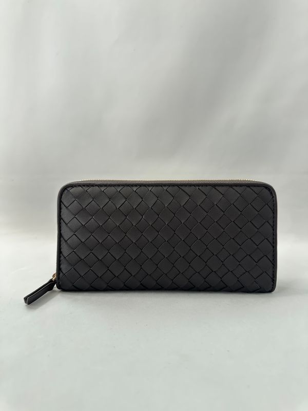 Les Visionnaires Lily Wallet Weave Silky Café