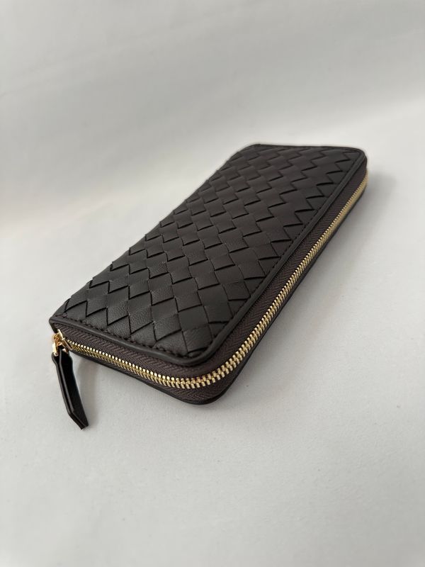 Les Visionnaires Lily Wallet Weave Silky Café