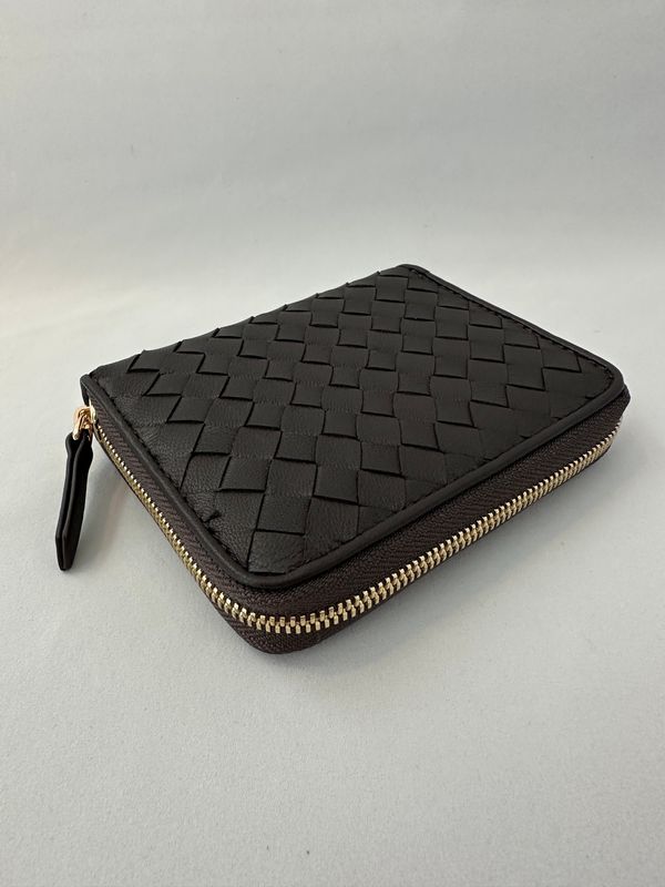 Les Visionnaires Elina Wallet Weave Silky Café