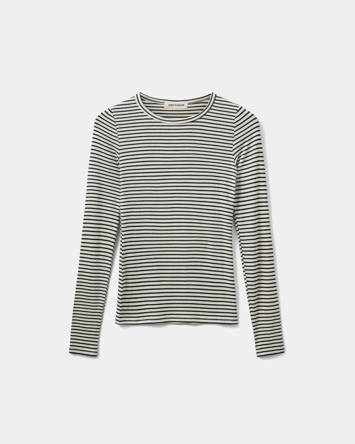 Sofie Schnoor Petriciasw Stripe T-Shirt Long Sleeve Off White