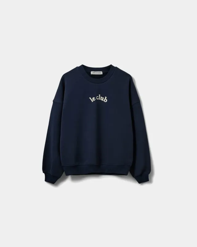 Sofie Schnoor Parossw Oversized Sweatshirt Navy