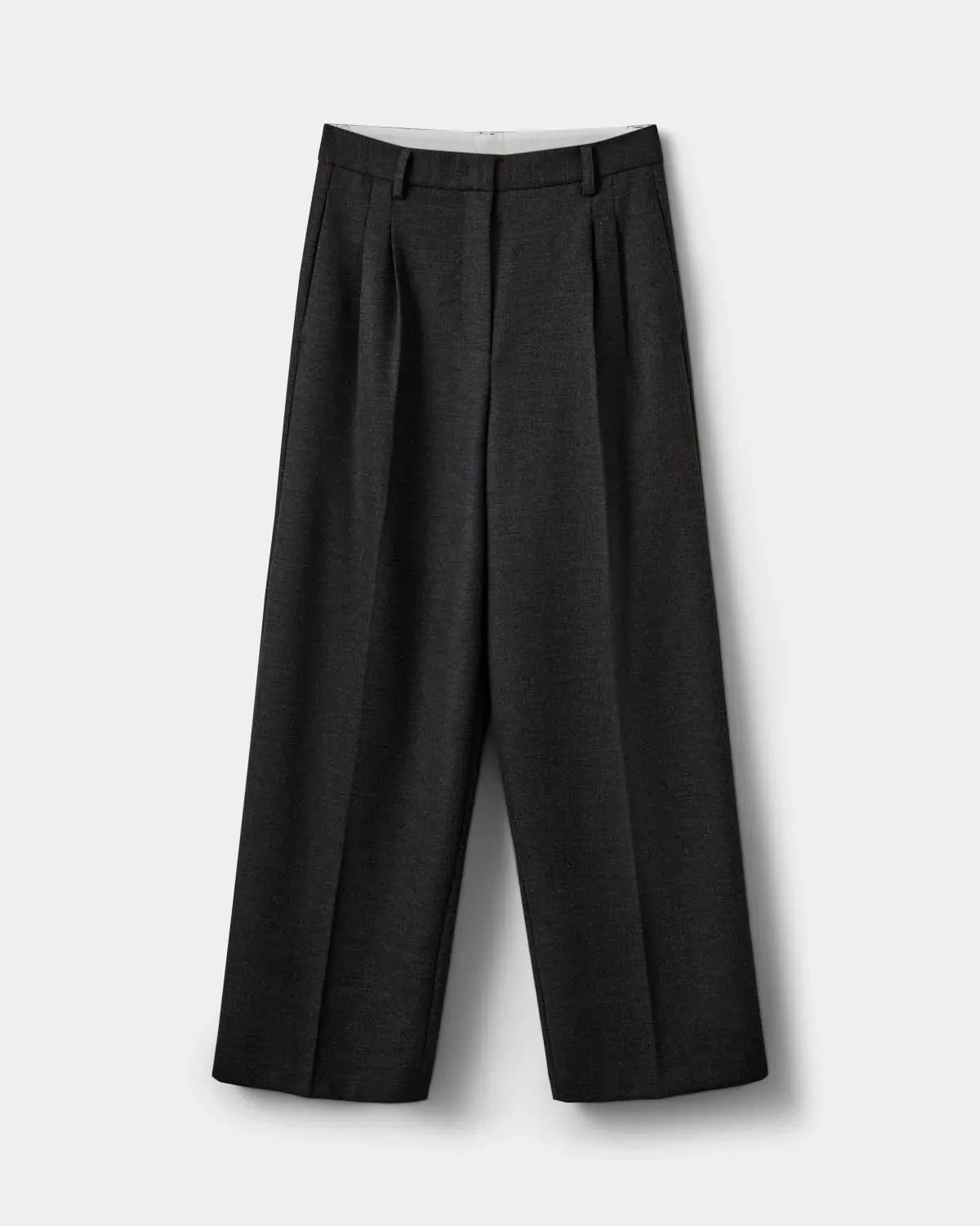 Sofie Schnoor Rosalindasw Wide Leg Trousers Dark Grey