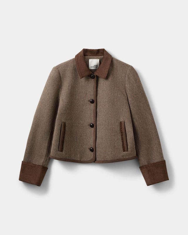 Sofie Schnoor Kamikkasw Short Jacket Brown Check