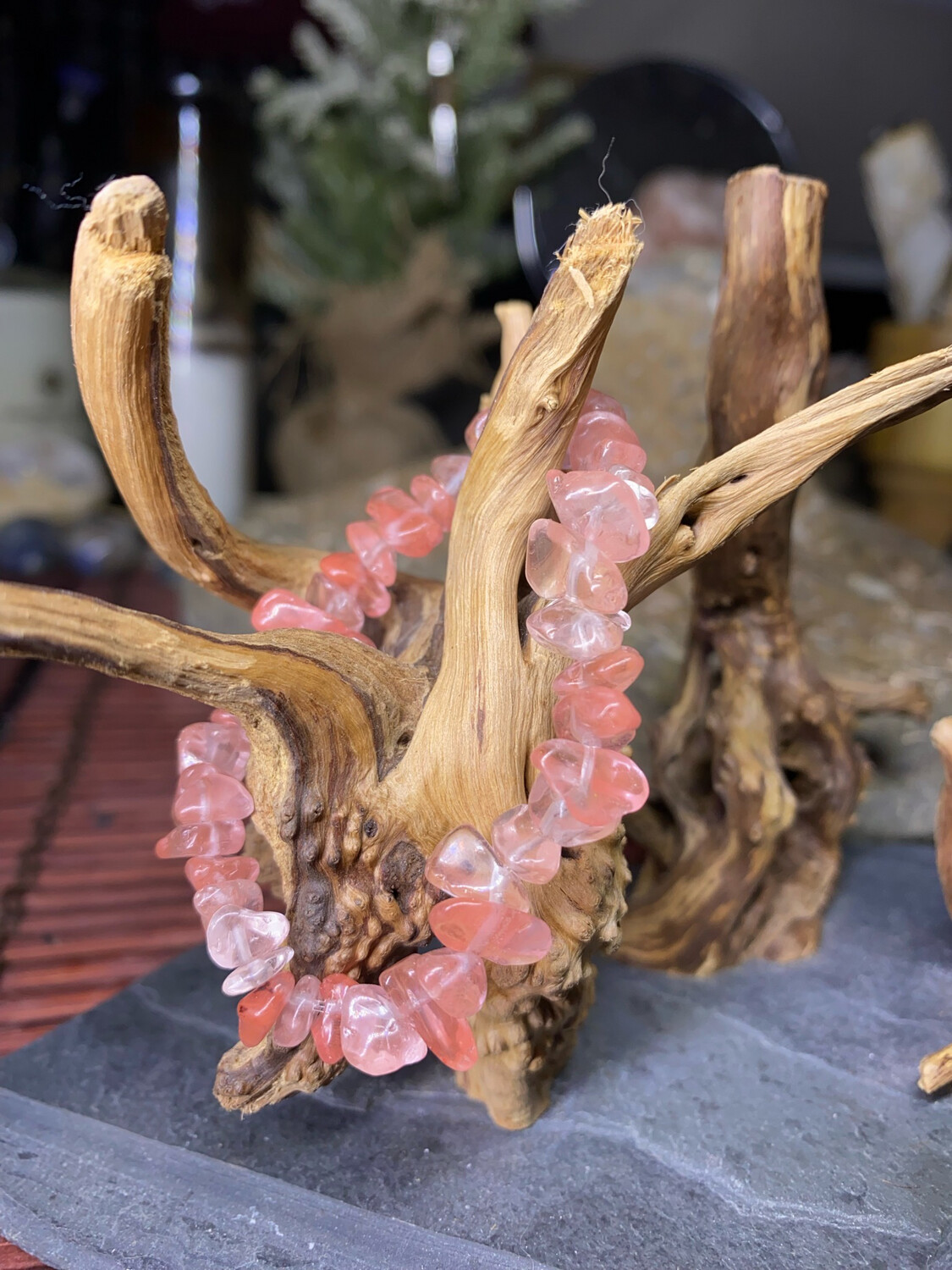 Coral Quartz Bracelet