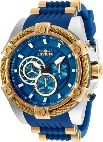 Invicta Men&#39;s Bolt Quartz Chronograph BLUE