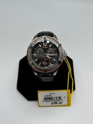 Invicta Women's Bolt Quartz 0 Black and leather