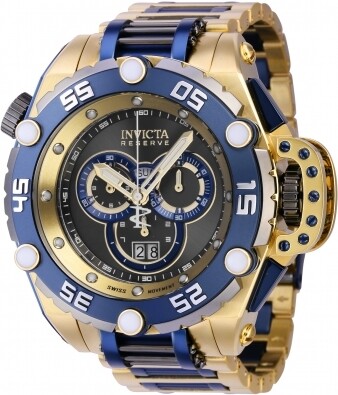 Invicta Men&#39;s  Flying Fox Quartz Gold and Blue