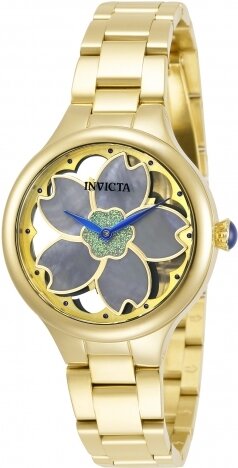 Invicta Women&#39;s 35mm Wildflower Quartz Gold Tone