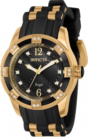 invicta Women&#39;s 38mm Angel Quartz Black
