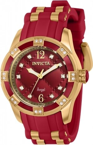 Invicta Women&#39;s 38mm Angel Quartz RED