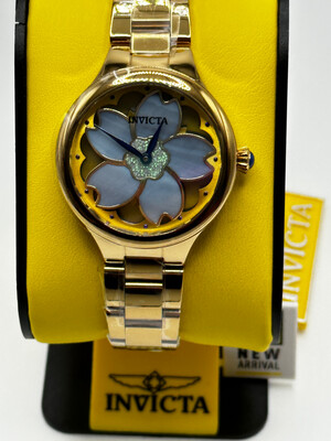 Invicta Women's 35mm Wildflower Quartz Gold Tone