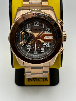 Invicta Men's Aviator Rose Gold 53mm