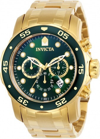 Pro Diver SCUBA Men Gold And Green