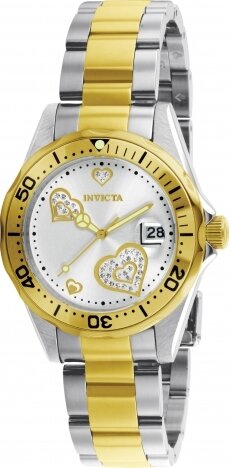 Invicta Women&#39;s 38mm Angel Heart Gold and Silver