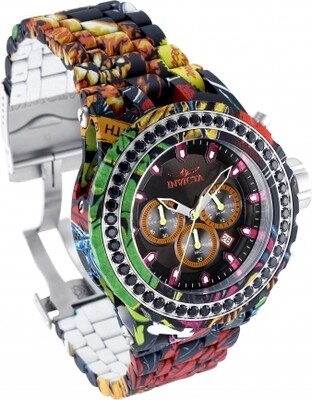 Invicta Subacua Men's 52mm Steel, Aqua Plating