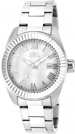 Invicta Women&#39;s  Angel  40mm, Silver White Dial
