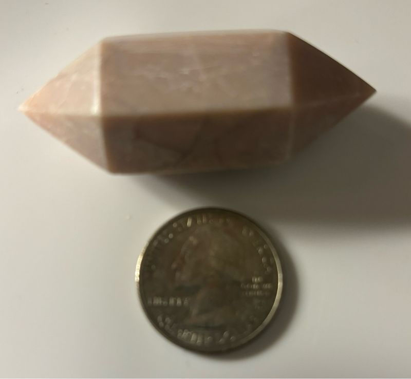 Pink Opal Crystal Double Sided Point