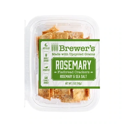 Rosemary Sea Salt Flatbread Crackers
