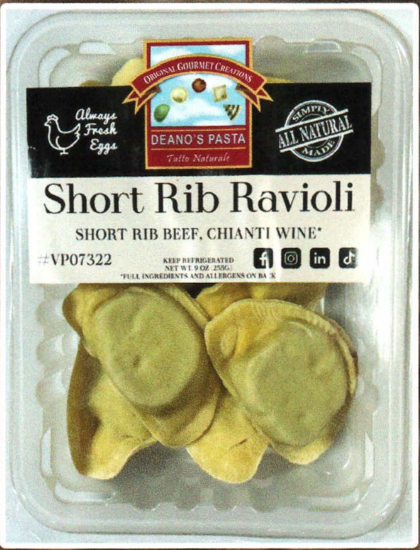 Short Rib & Chianti Ravioli