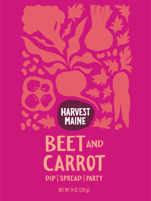 Harvest Maine Beet & Carrot Hummus Harvest Maine Beet & Carrot Hummus
