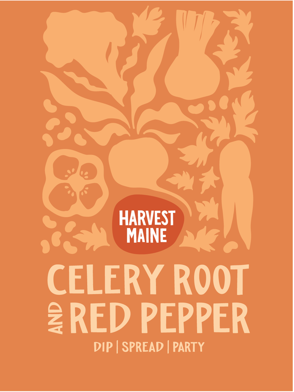 Harvest Maine Celery Root and Red Pepper Spread
