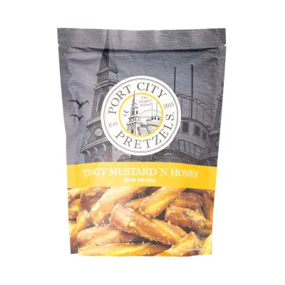 Tangy Honey Mustard Pretzels