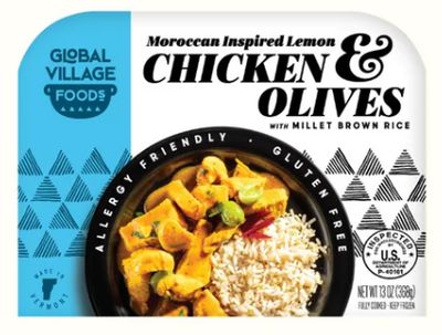 Moroccan-inspired Lemon Chicken & Olives with Millet Brown Rice