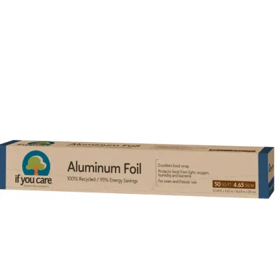 100% Recycled Aluminum Foil (25% Thicker)
