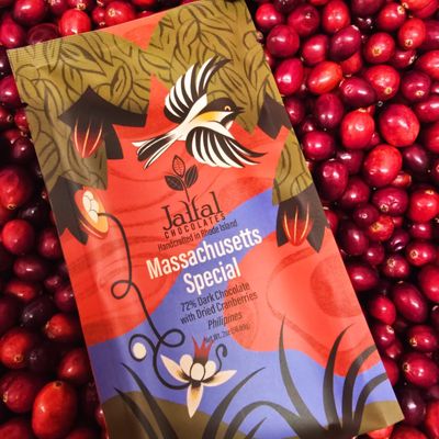 Cranberry Dark Chocolate Bar - "Massachusetts Special"
