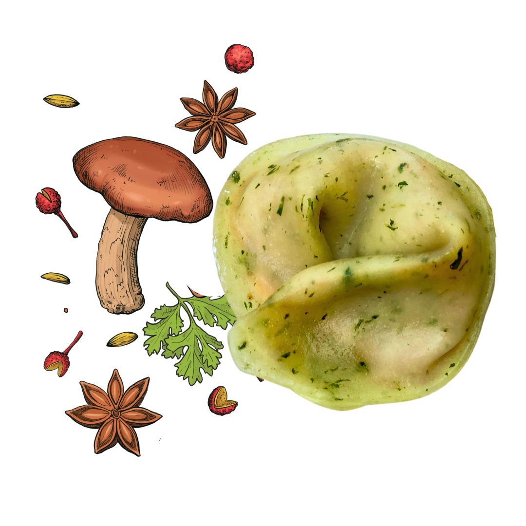 Five Spice Tofu Shiitake Dumplings