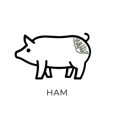 Smoked Pork Ham Half