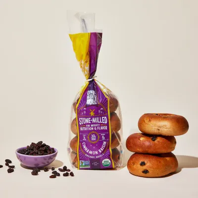 Whole Wheat Bagel - Cinnamon Raisin Whole Wheat Bagel - Cinnamon Raisin