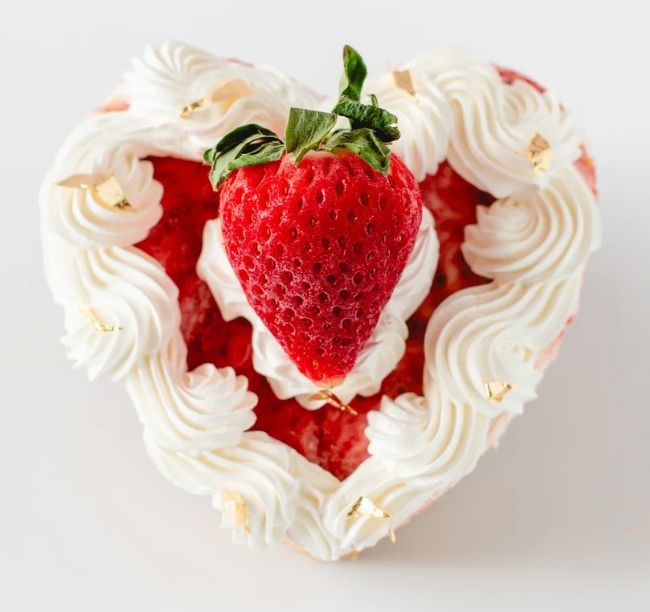 Mini Heart Cheesecake