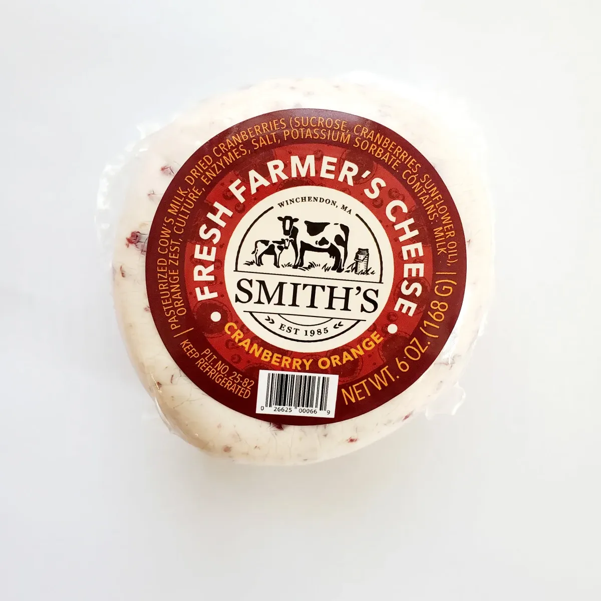 Farmer's Cheese - Cranberry Orange