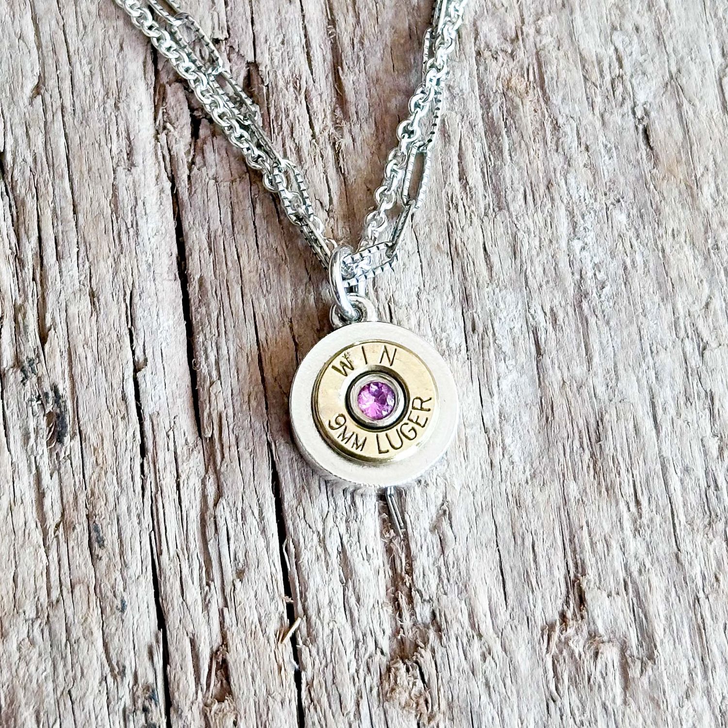 All American Pink Sapphire Double Tap