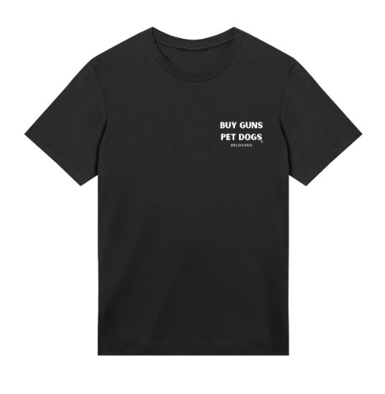 BUY GUNS PET DOGS ™ Black Mens T-Shirt
