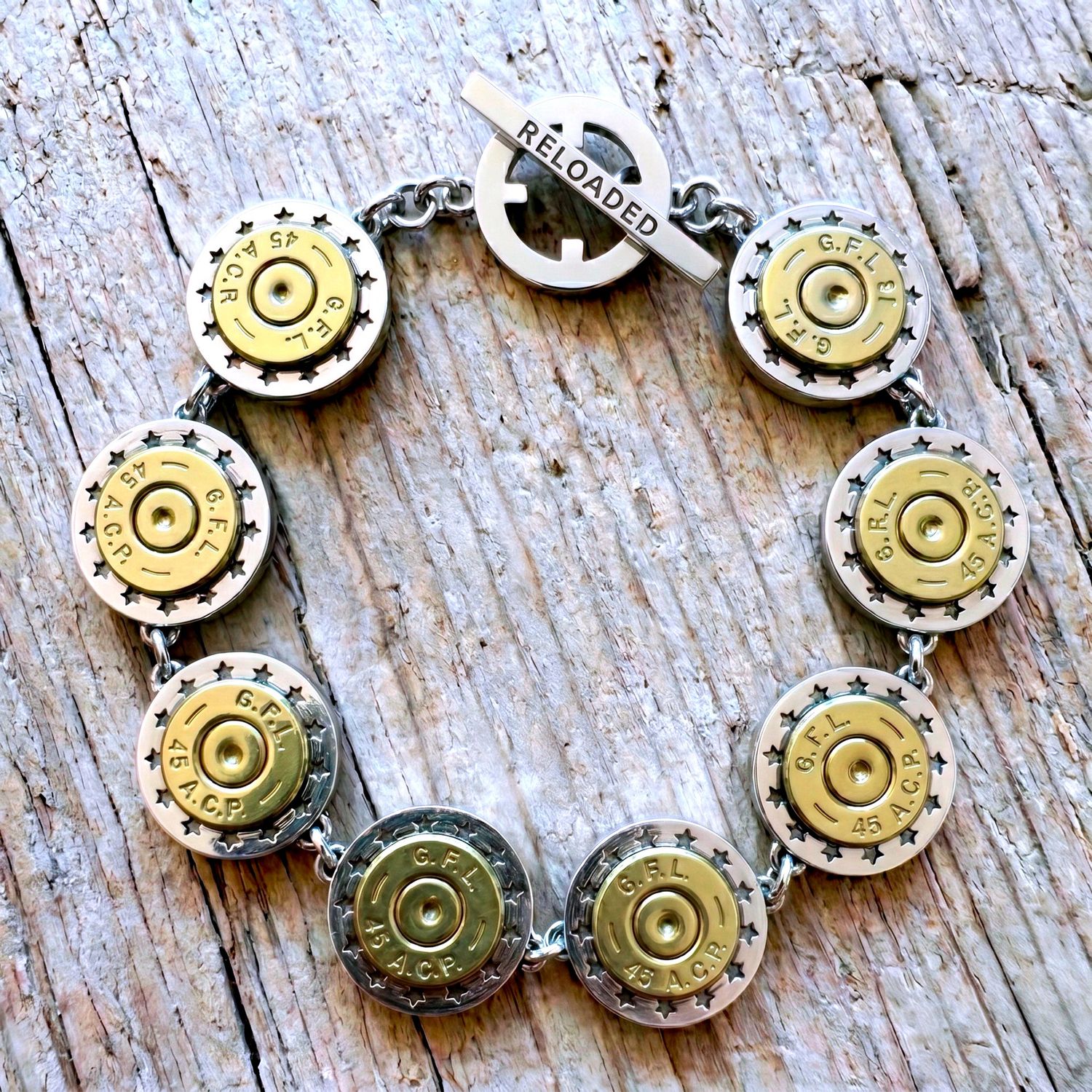 American Origins 45 Bracelet Sterling