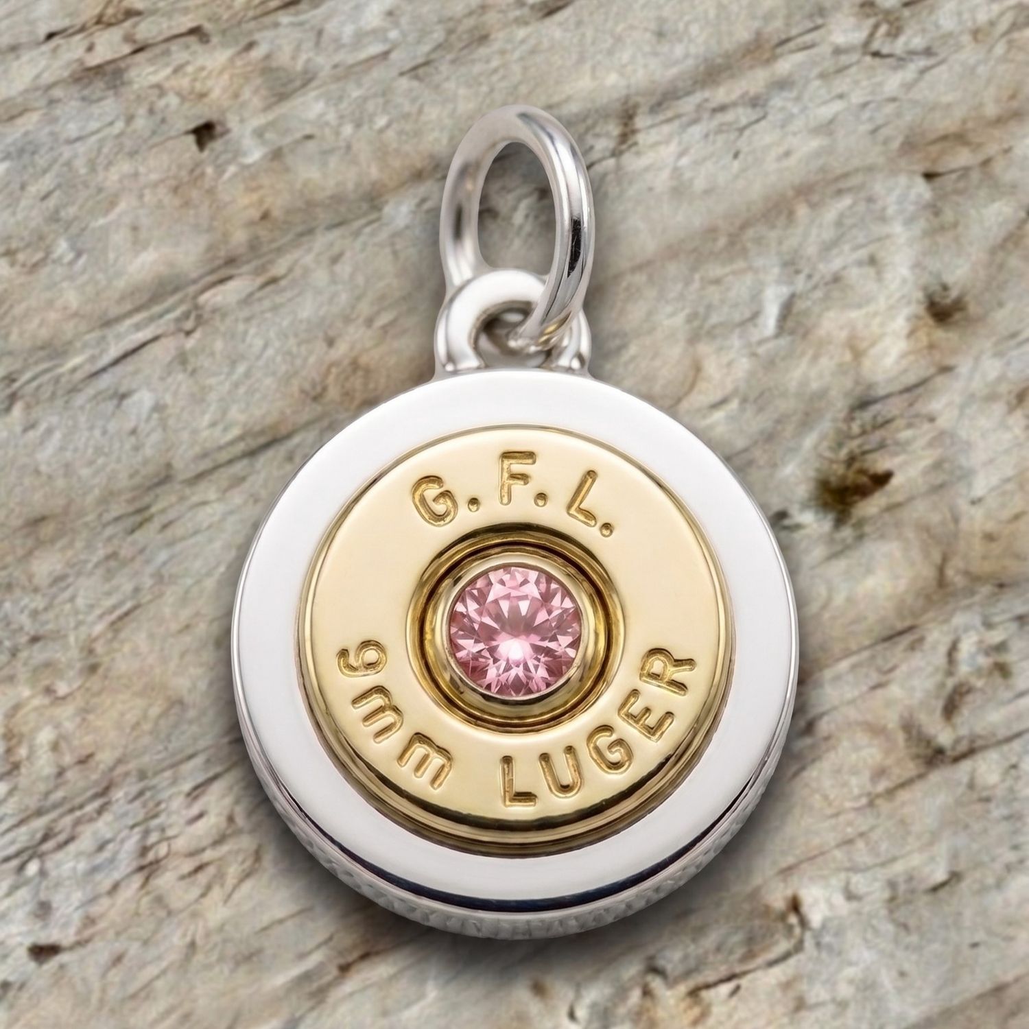 All American Pink Sapphire Pendant
