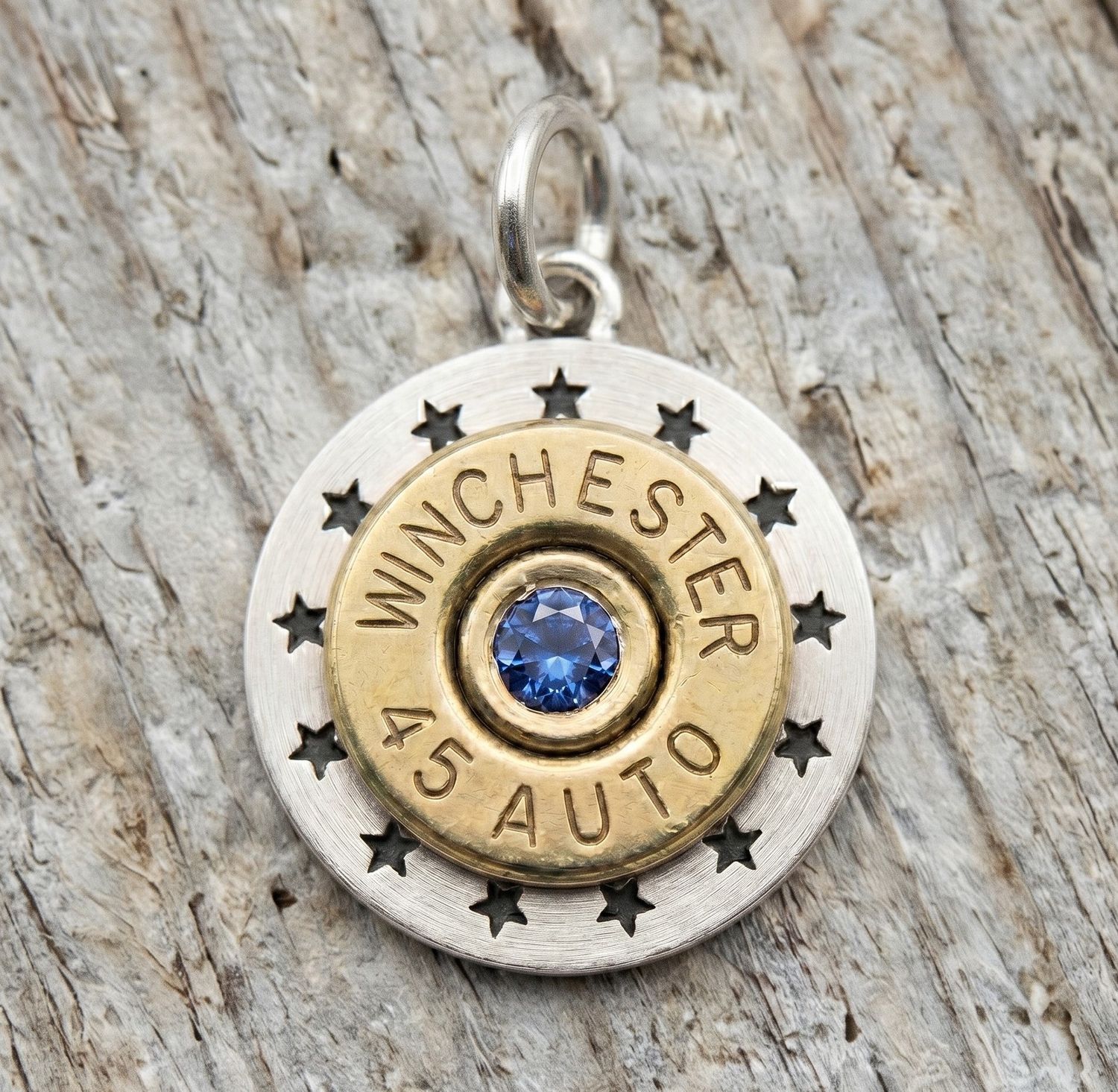American Origins 925 Blue Sapphire Pendant