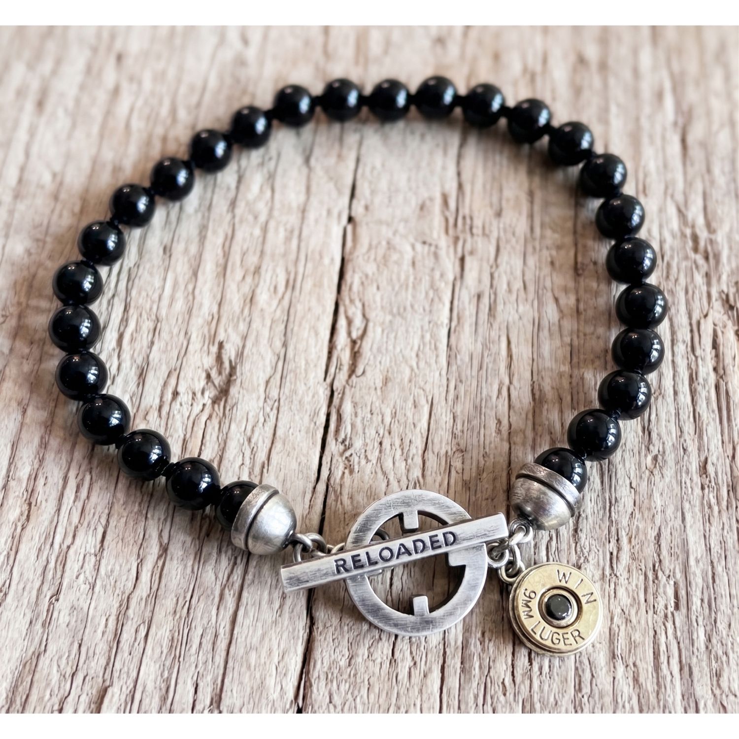 All American 7mm Black Onyx Bracelet