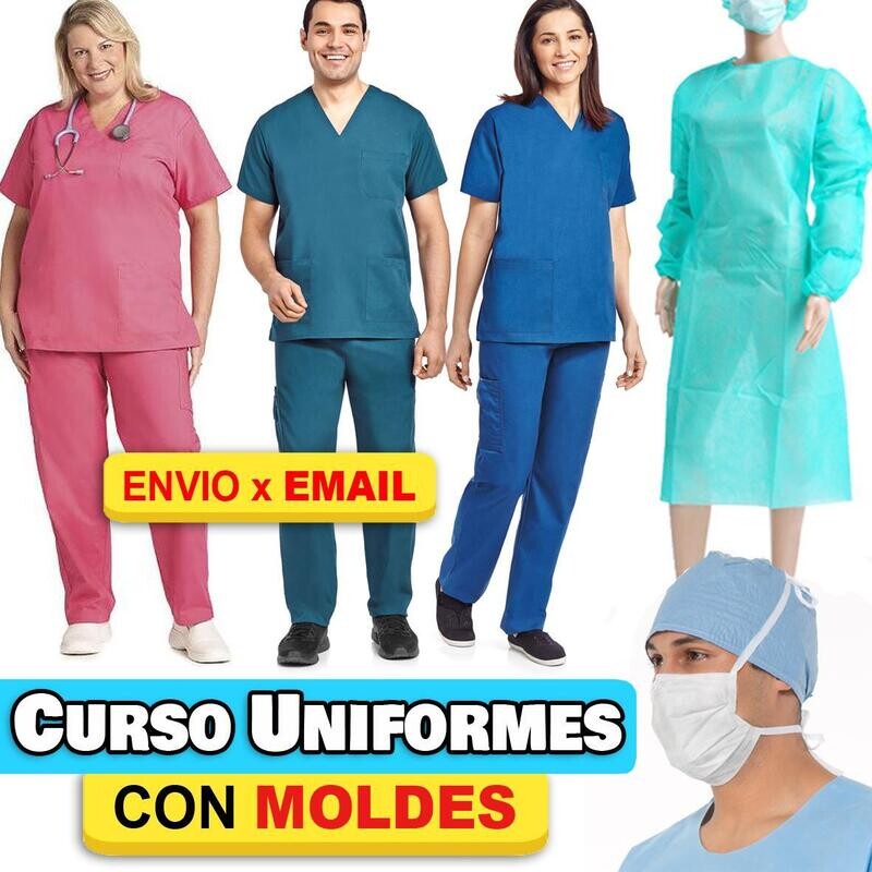 PLANTILLAS para FILIPINAS, BATAS, PANTALONES, COFIAS Y CUBRE BOCA
