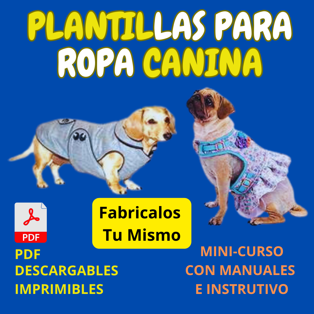 PACK DE PLANTILLAS para ROPA de PERROS